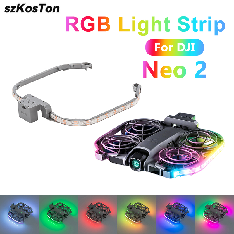 DJI Neo 2용 라이트 스트립 다채로운 야간 비행  - Drone Strobe Light 리뷰 및 가격